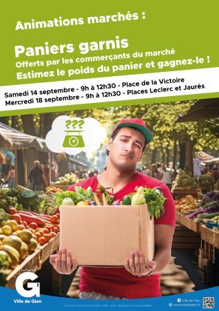 Animations marchés - paniers garnis