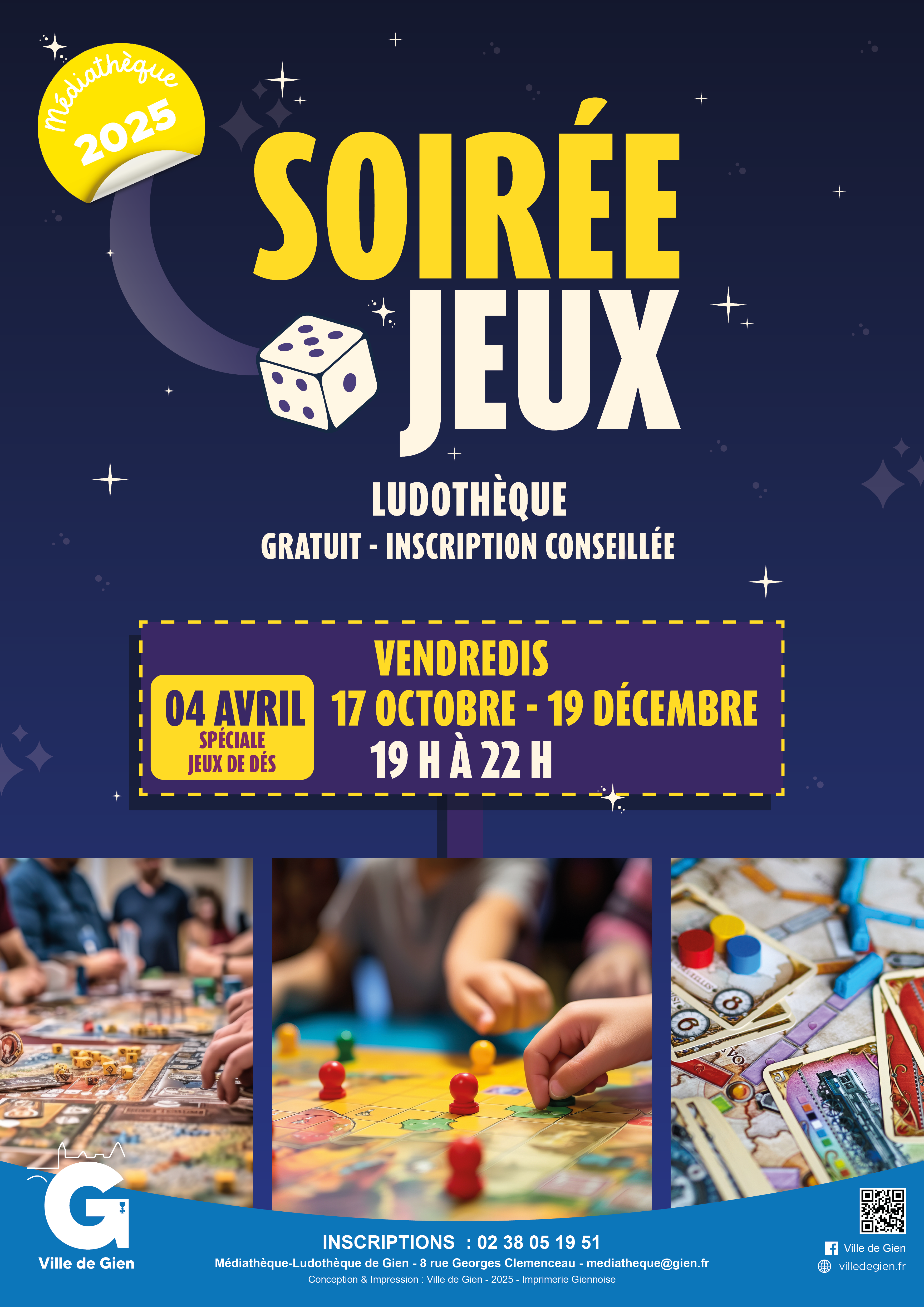 Soirée jeux de société