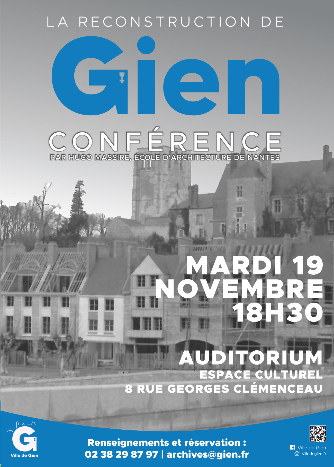 Conférence : La reconstruction de Gien