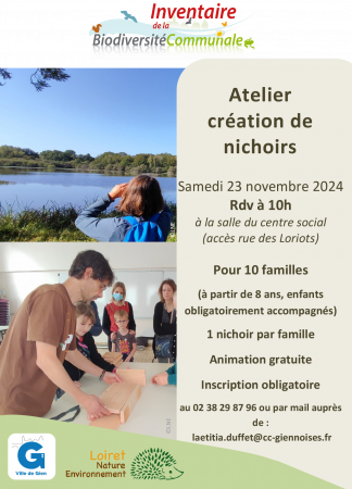 Atelier : création de nichoirs