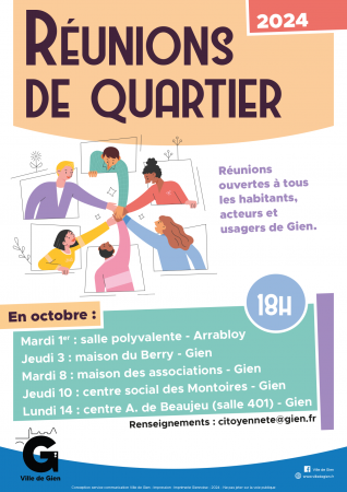 Réunions de quartier 2024